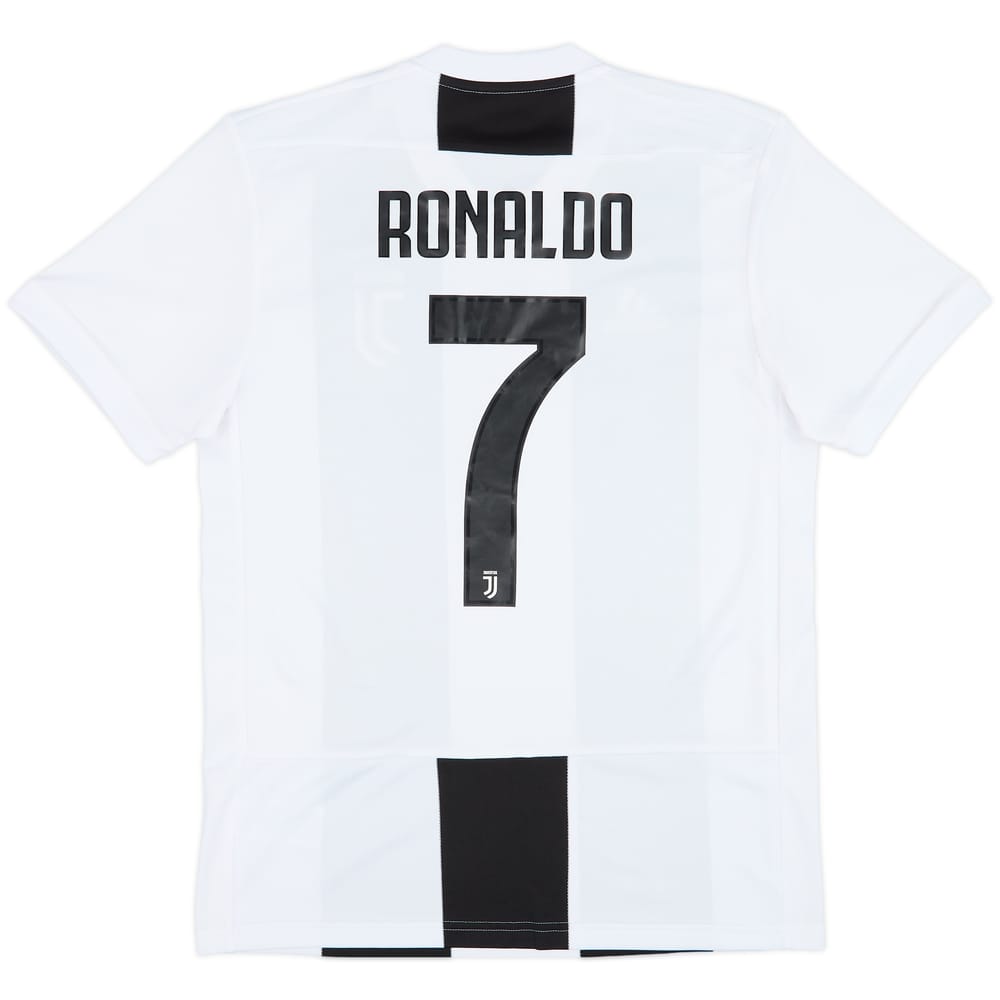2018-19 Juventus Home Shirt Ronaldo #7 - 8/10 - (M)