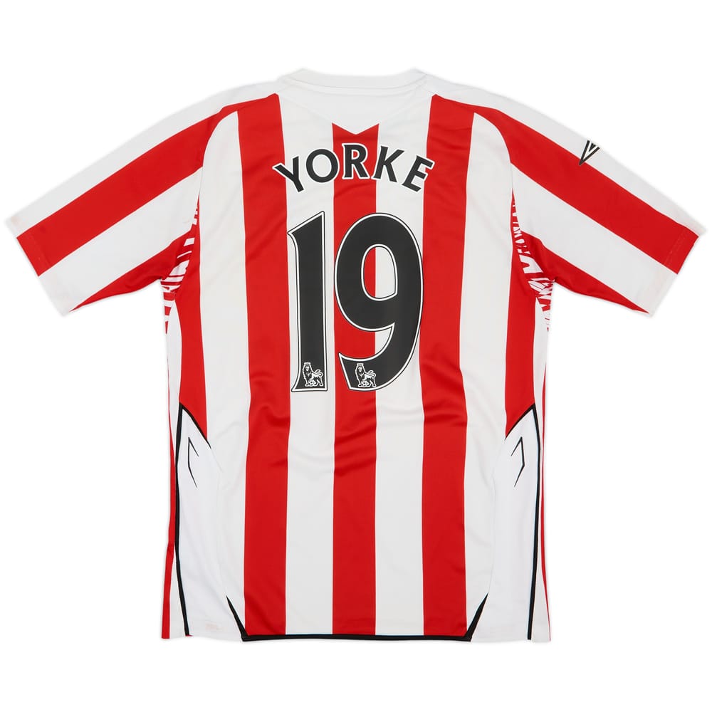 2007-08 Sunderland Home Shirt Yorke #19 - 6/10 - (M)