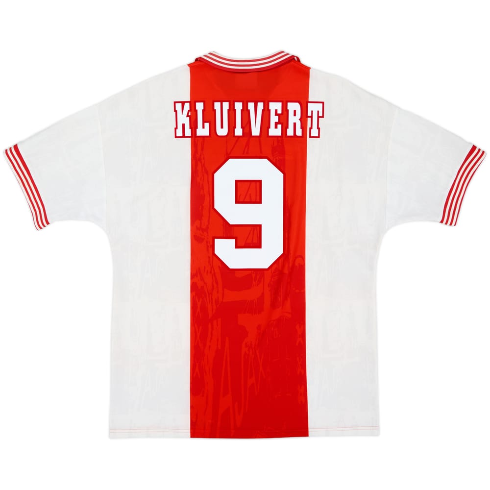 1996-97 Ajax Home Shirt Kluivert #9 - 6/10 - (XL)