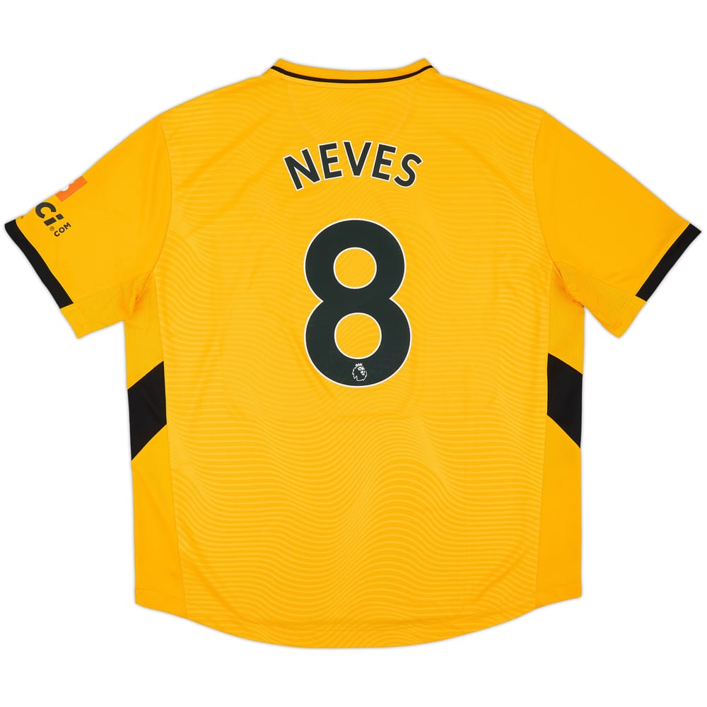 2021-22 Wolves Home Shirt Neves #8 - 8/10 - (XXL)