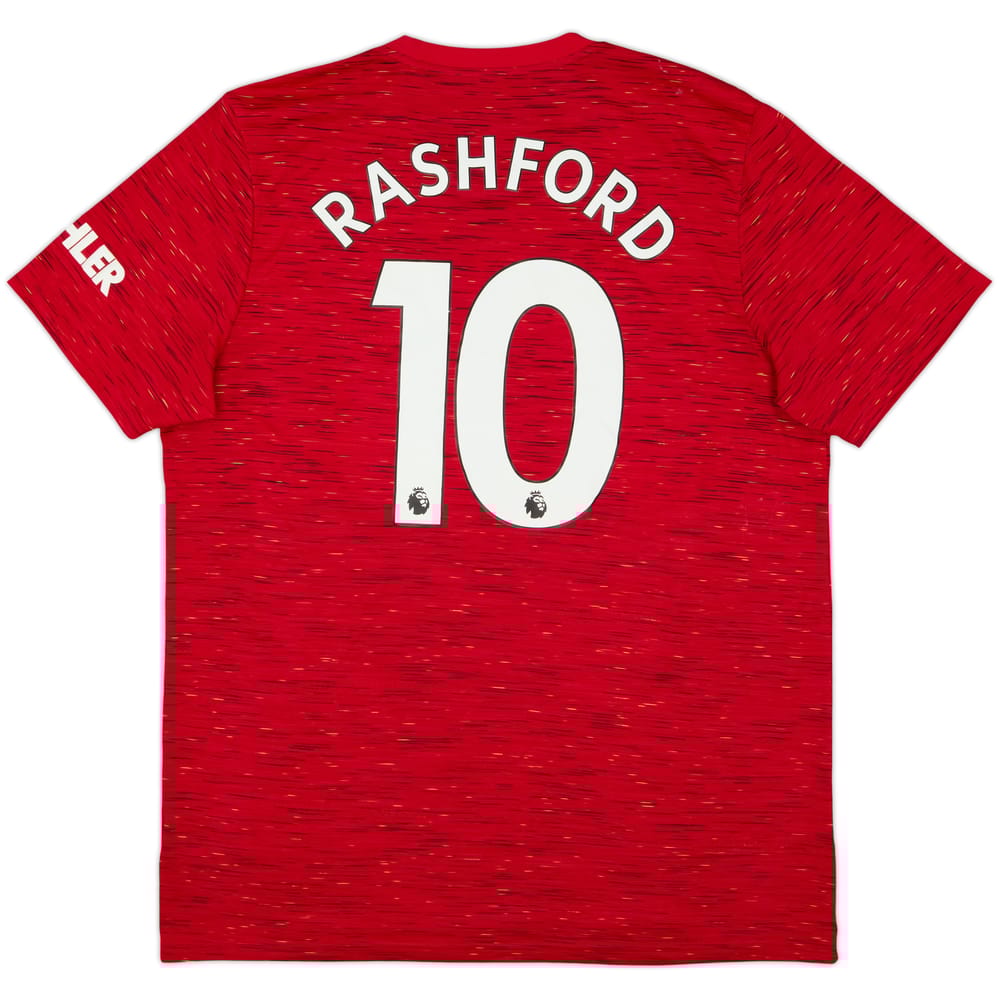 2020-21 Manchester United Home Shirt Rashford #10 - 4/10 - (XL)