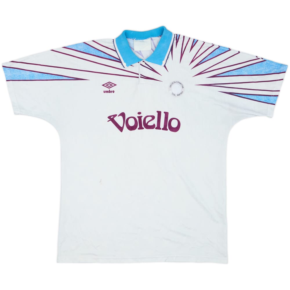 1991-93 Napoli Away Shirt - 3/10 - (L)