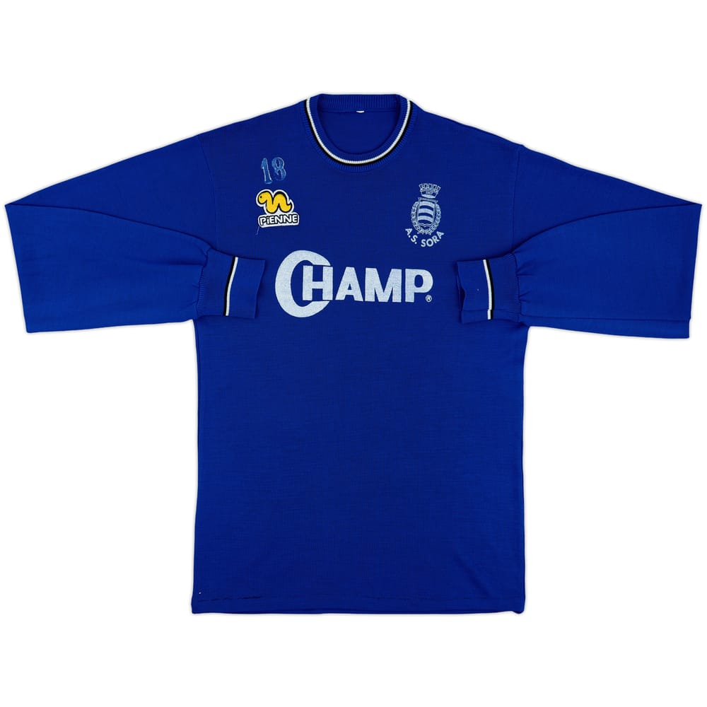 1980s AS Sora Player Issue Pienne Training L/S Top #18 - 6/10 - (M)