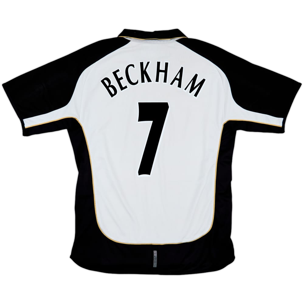 2001-02 Manchester United Centenary Away/Third Shirt Beckham #7 - 5/10 - (XL)