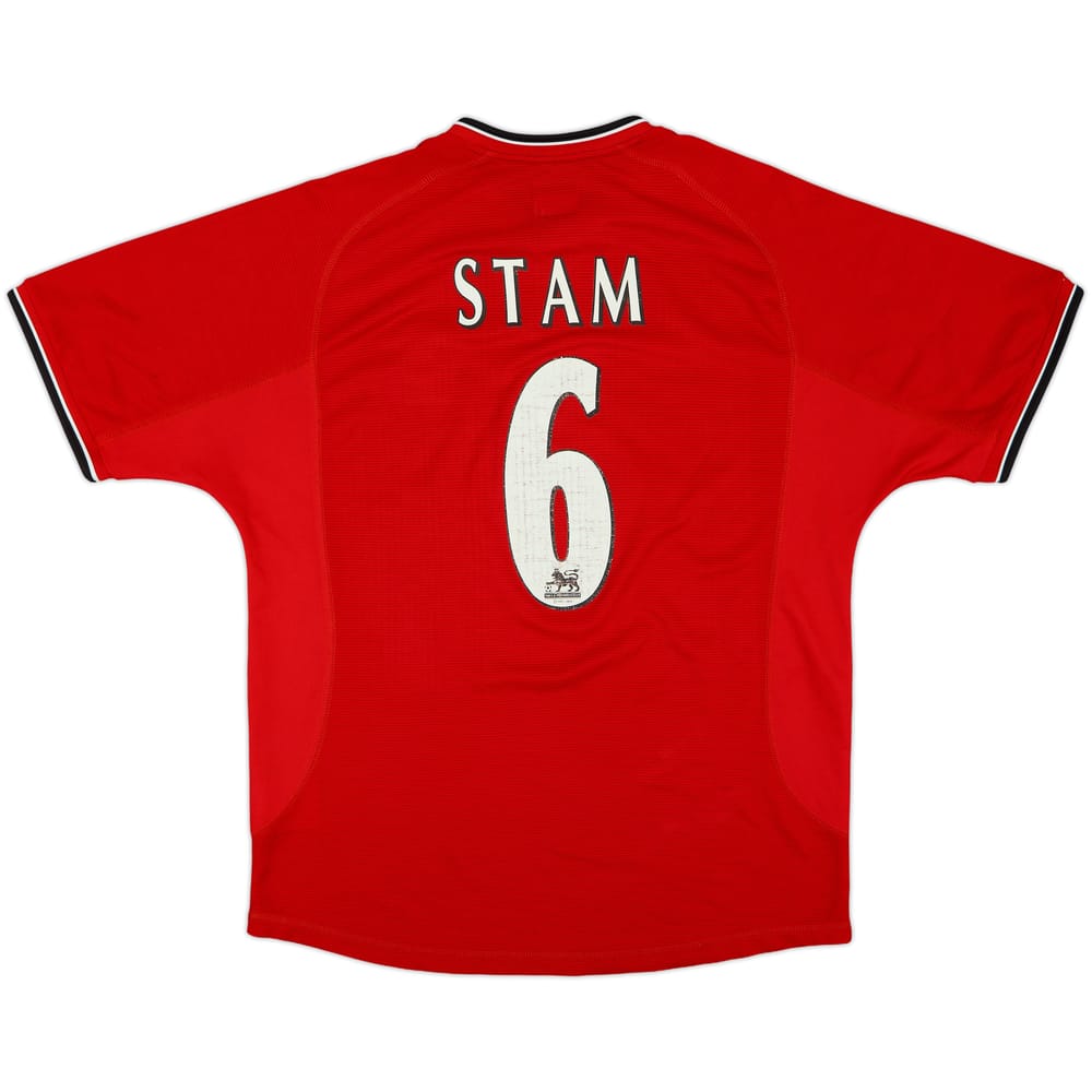 2000-02 Manchester United Home Shirt Stam #6 - 6/10 - (L)
