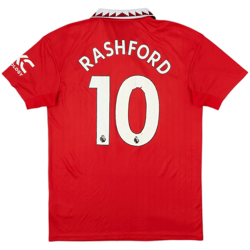 2022-23 Manchester United Home Shirt Rashford #10 - 5/10 - (M)