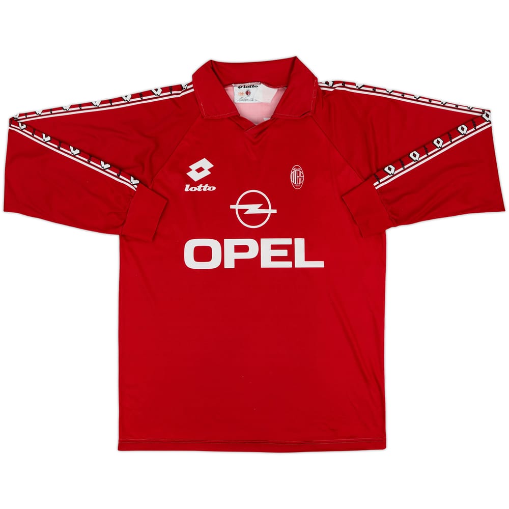 1995-96 AC Milan Lotto Training L/S Shirt - 8/10 - (L)