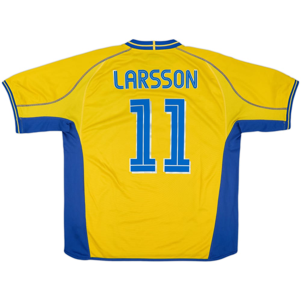 2003-04 Sweden Home Shirt Larsson #11 - 5/10 - (XL)