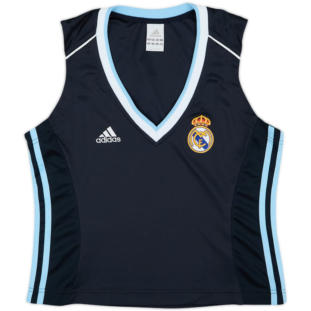 2003-04 Real Madrid adidas Cropped Vest Shirt - 8/10 - (Women's XL)