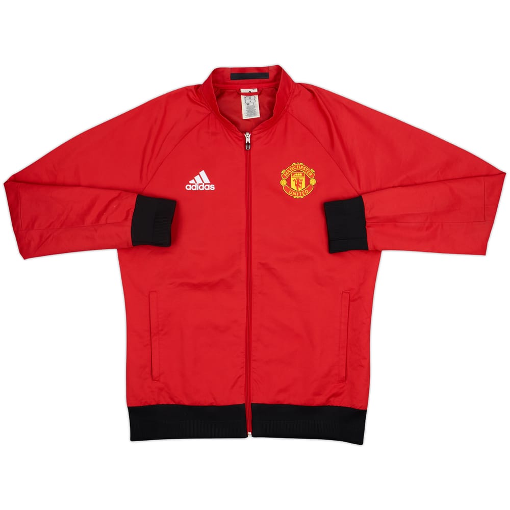 2015-16 Manchester United adidas Track Jacket - 9/10 - (M)