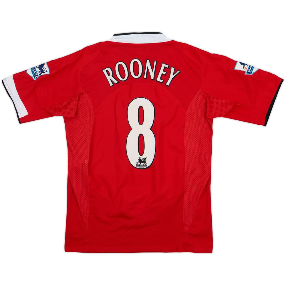 2004-06 Manchester United Home Shirt Rooney #8 - 8/10 - (S)