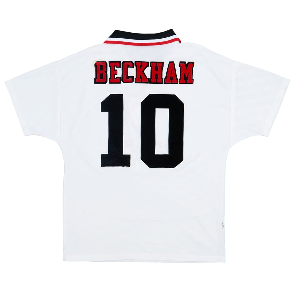 1996-97 Manchester United Away Shirt Beckham #10 - 5/10 - (M)