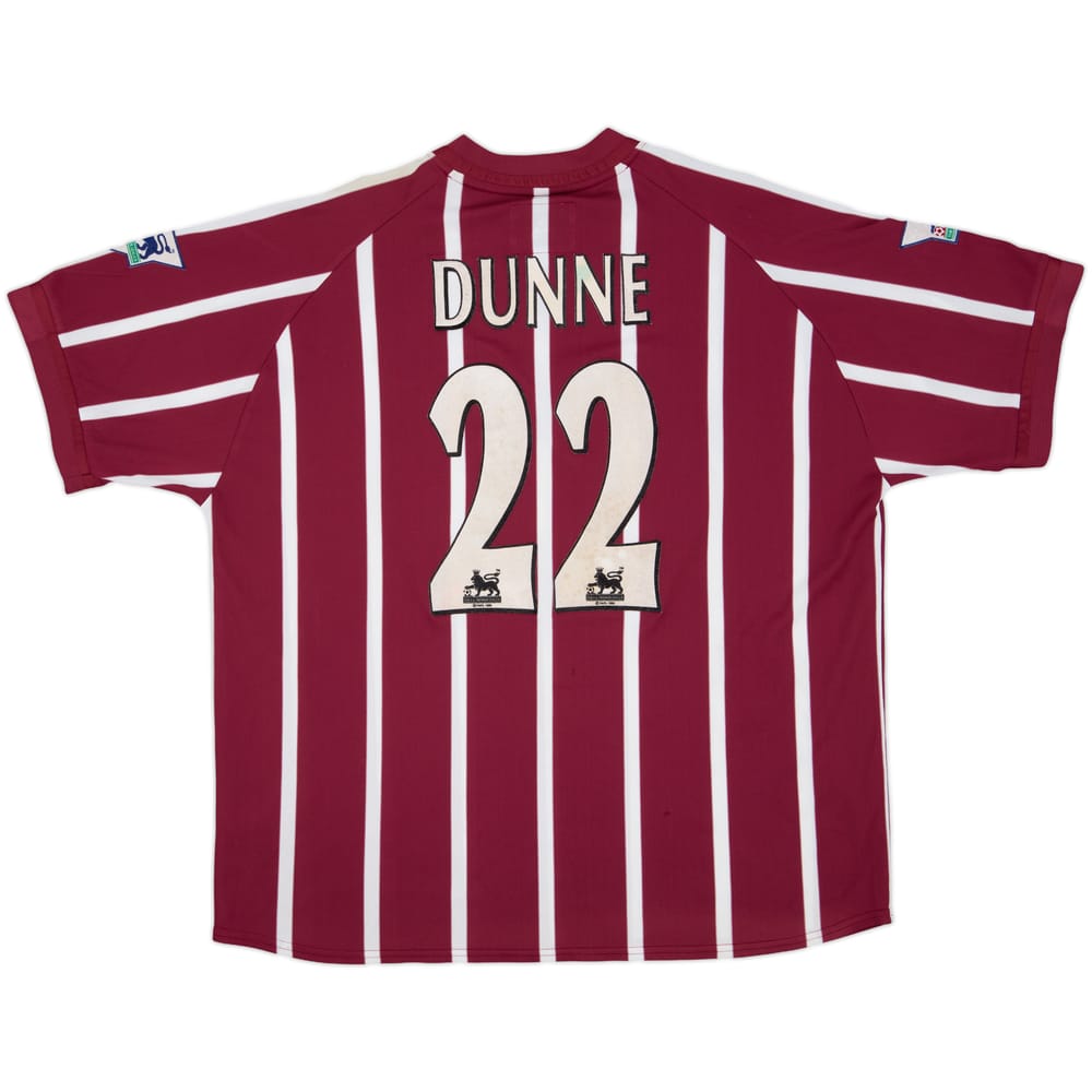 2002-03 Manchester City Third Shirt Dunne #22 - 5/10 - (XXL/3XL)