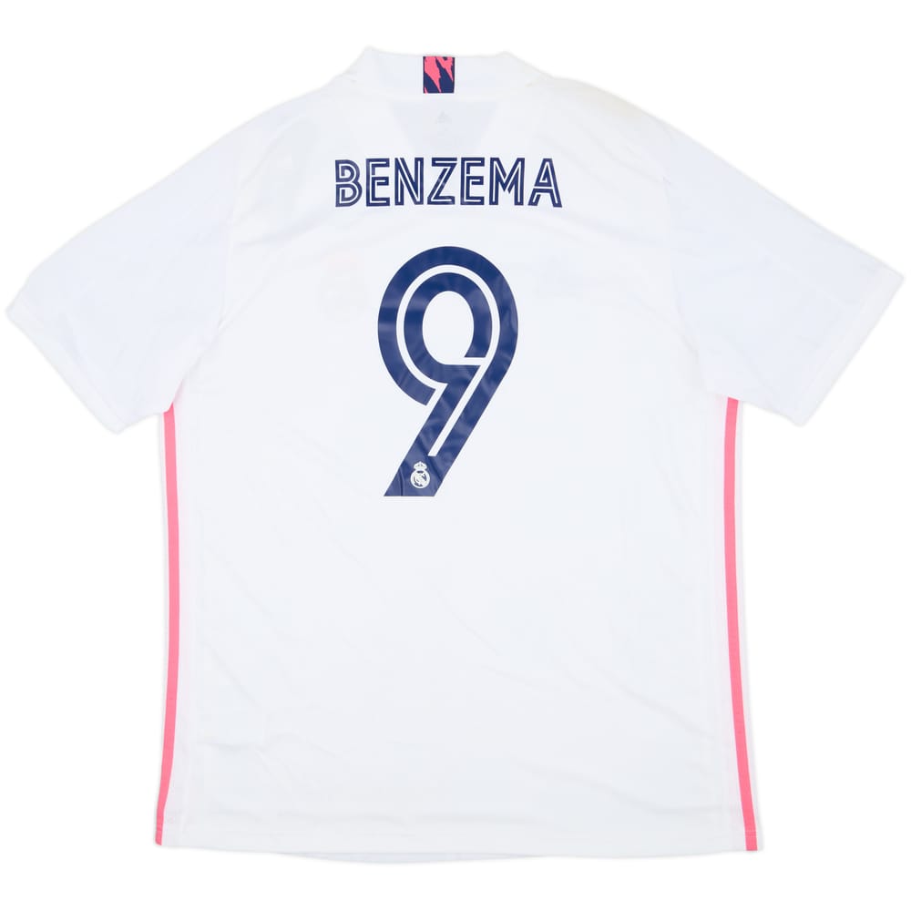 2020-21 Real Madrid Home Shirt Benzema #9 (XL)