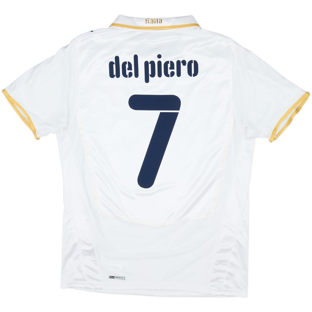 2007-08 Italy Away Shirt Del Piero #7 - 8/10 - (M)