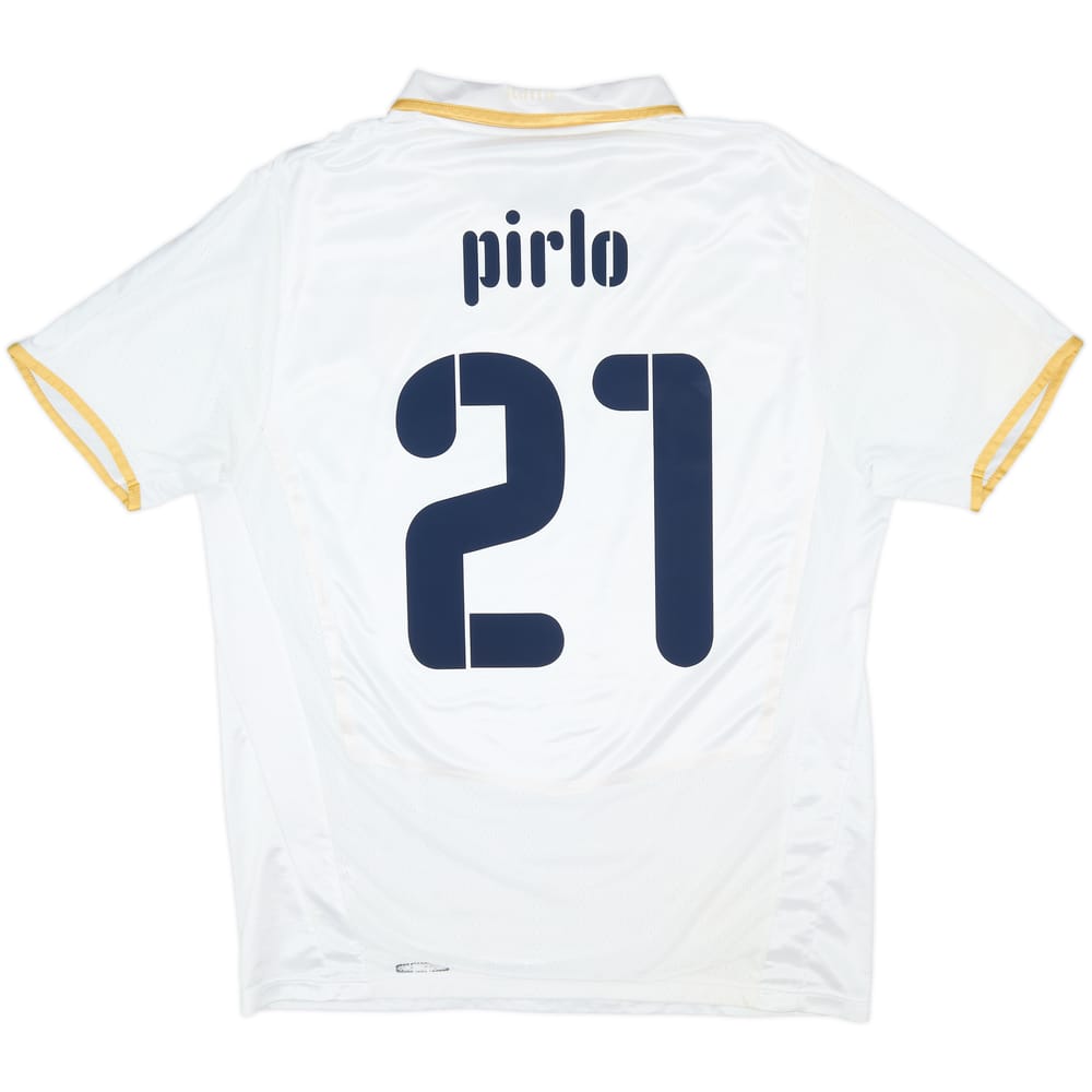 2007-08 Italy Away Shirt Pirlo #21 - 8/10 - (L)