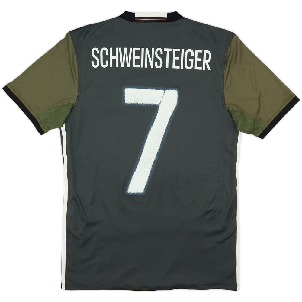 2015-17 Germany Away Shirt Schweinsteiger #7 - 10/10 - (S)