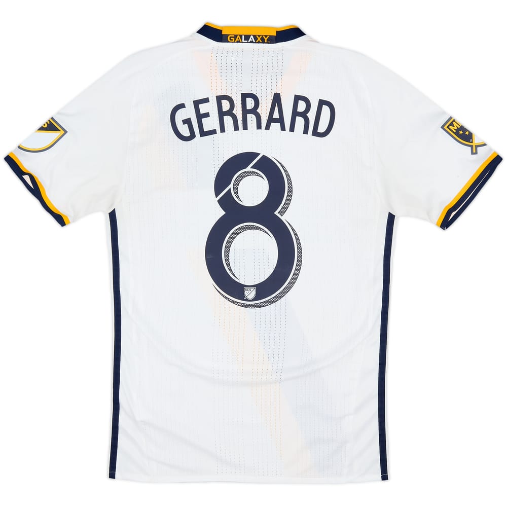 2016-17 LA Galaxy Authentic Home Shirt Gerrard #8 - 7/10 - (S)