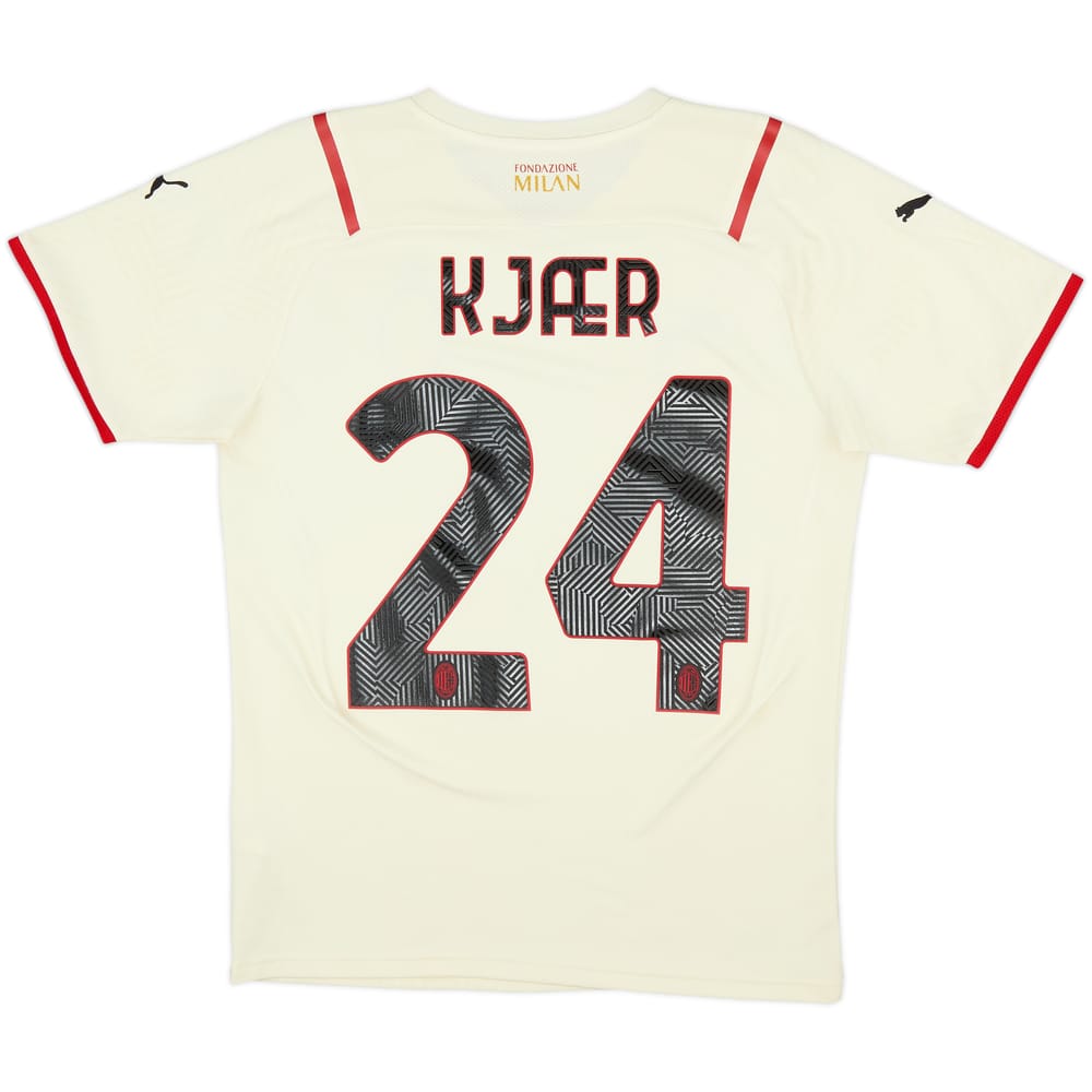 2021-22 AC Milan Away Shirt Kjaer #24 - 9/10 - (S)