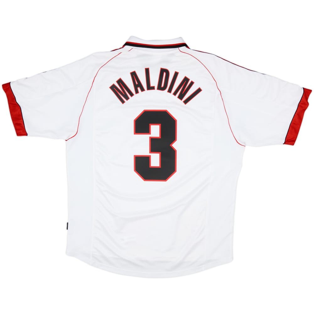 1998-99 AC Milan Away Shirt Maldini #3 - 8/10 - (XL)