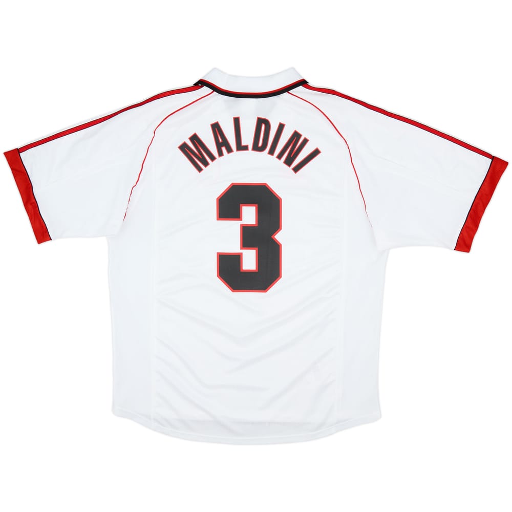 1998-99 AC Milan Away Shirt Maldini #3 - 8/10 - (XL)