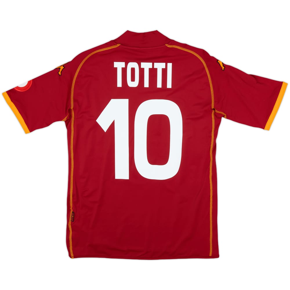 2008-09 Roma Home Shirt Totti #10 (S)