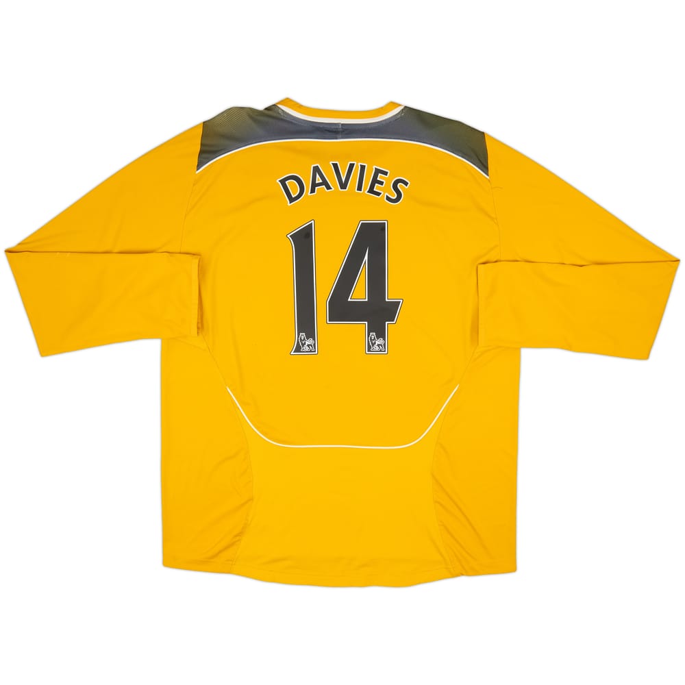 2008-09 Bolton Away L/S Shirt Davies #14 - 7/10 - (XL)