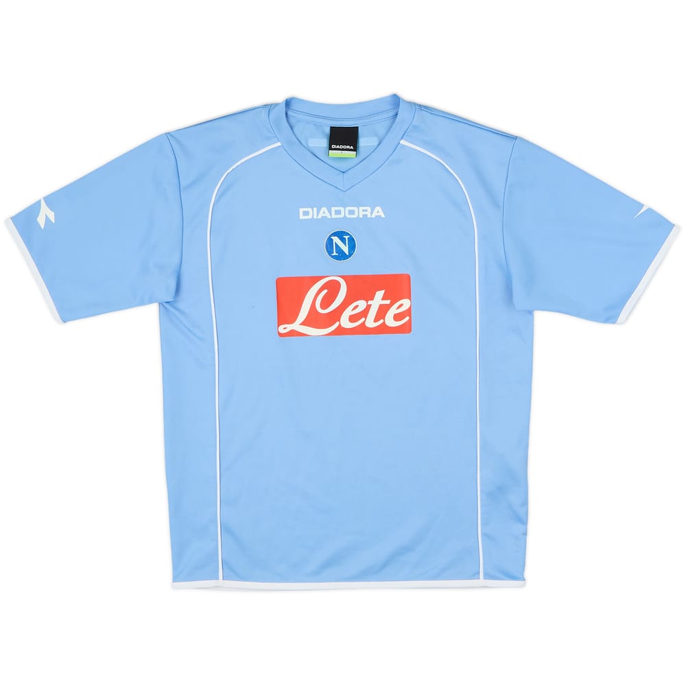 2006-07 Napoli Home Shirt - 7/10 - (S.Boys)