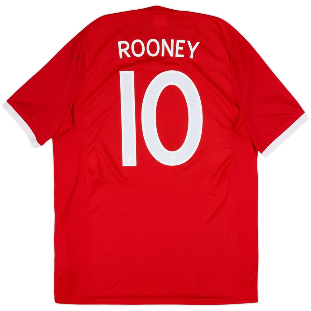 2010-11 England Away Shirt Rooney #10 - 8/10 - (L)