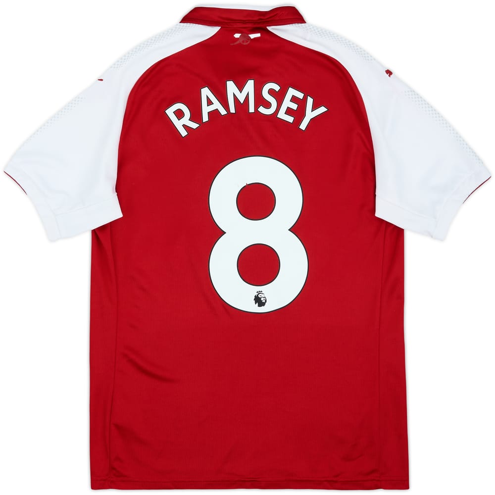 2017-18 Arsenal Home Shirt Ramsey #8 - 6/10 - (S)