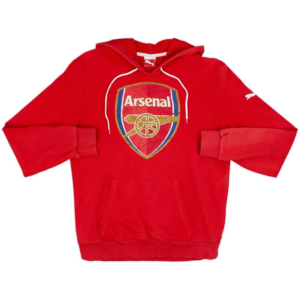 2014-15 Arsenal Puma Hooded Sweat Top - 5/10 - (S)