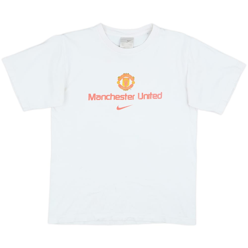 2005-06 Manchester United Nike Cotton Tee - 5/10 - (S)