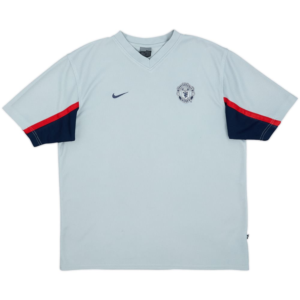 2003-04 Manchester United Nike Training Shirt - 8/10 - (L)