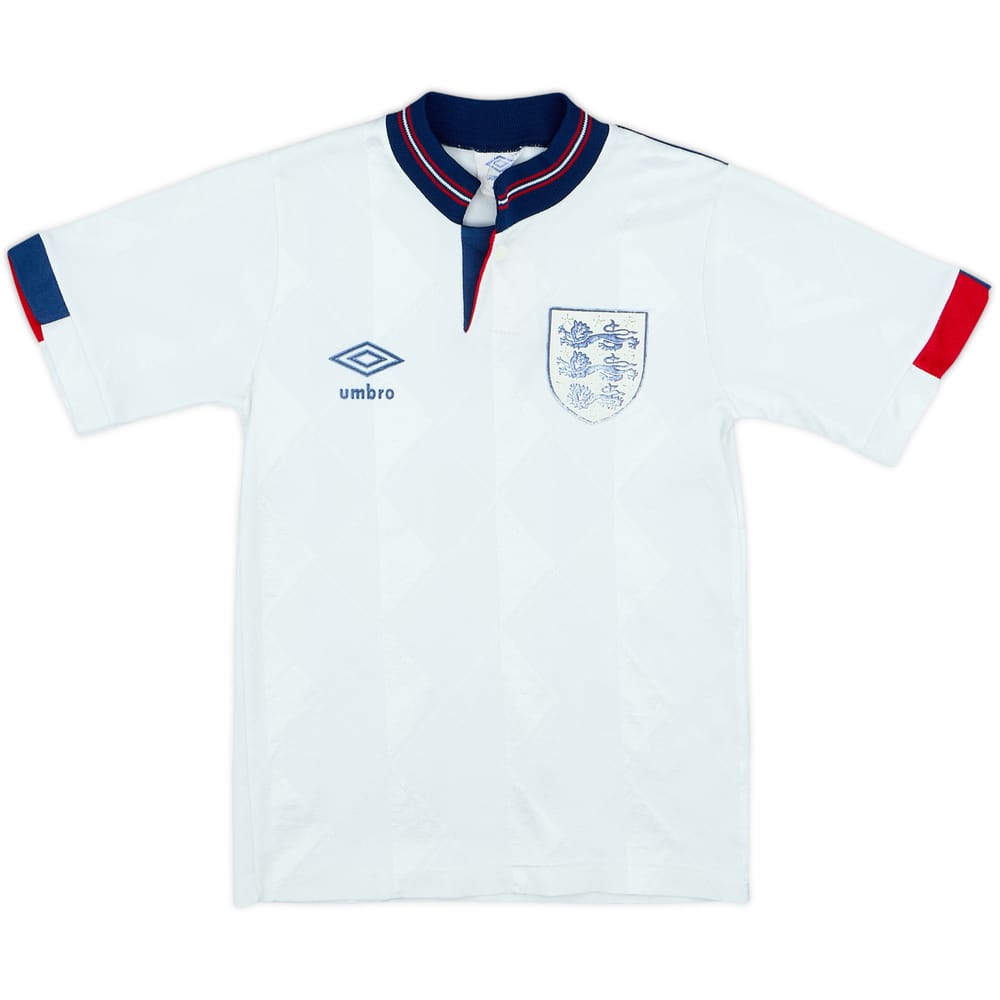 1987-90 England Home Shirt - 5/10 - (M.Boys)