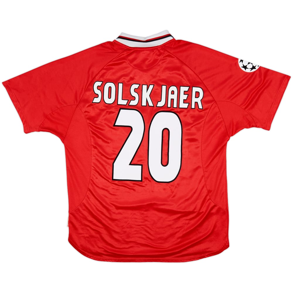 1999-00 Manchester United 'CL Winners' Shirt Solskjaer #20 - 5/10 - (XL)