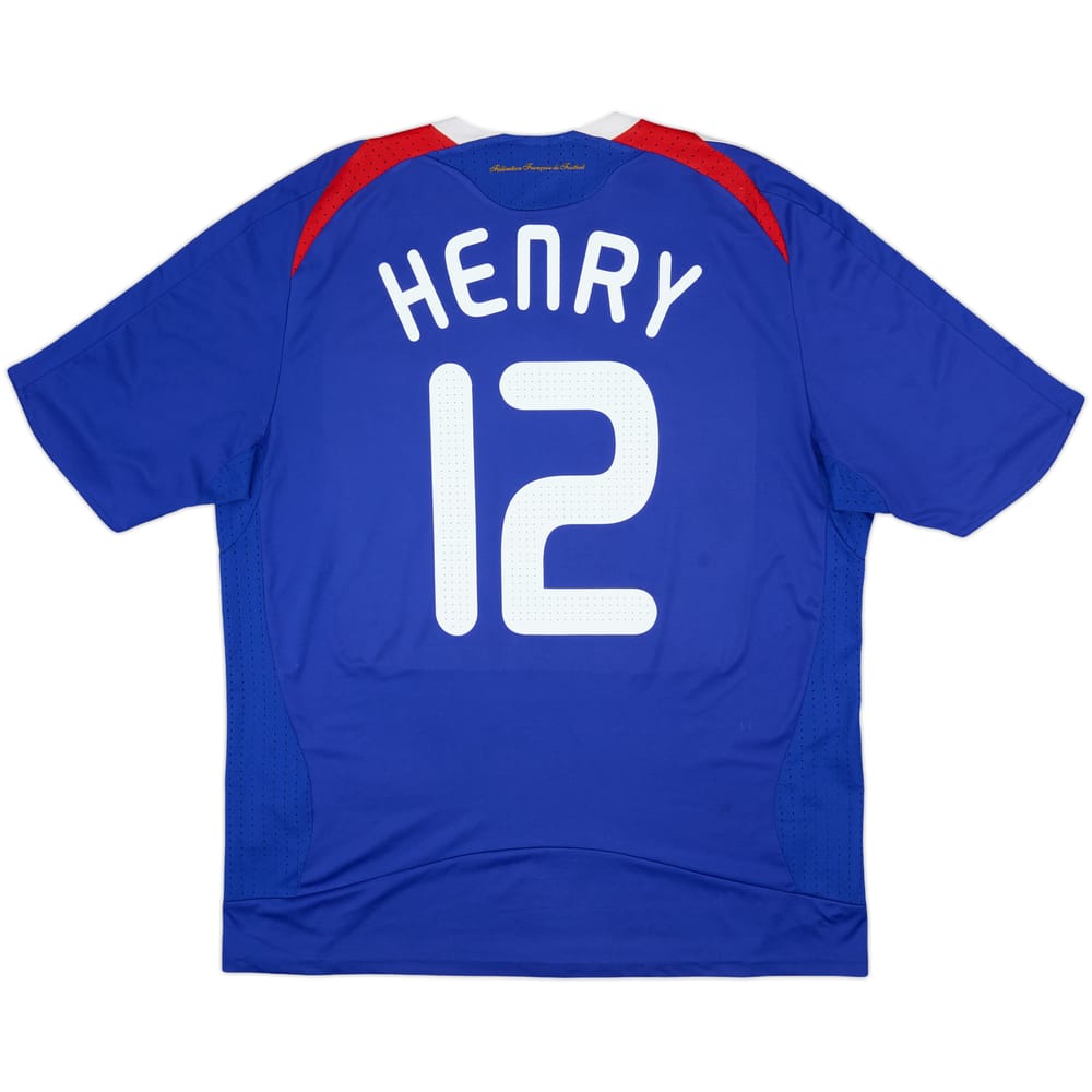 2007-08 France Home Shirt Henry #12 - 7/10 - (XL)