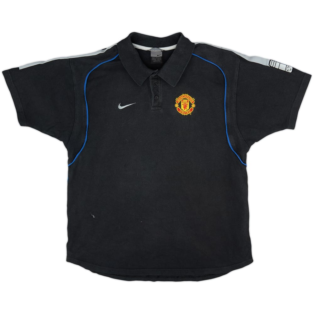 2002-03 Manchester United Nike Polo Shirt - 7/10 - (M)