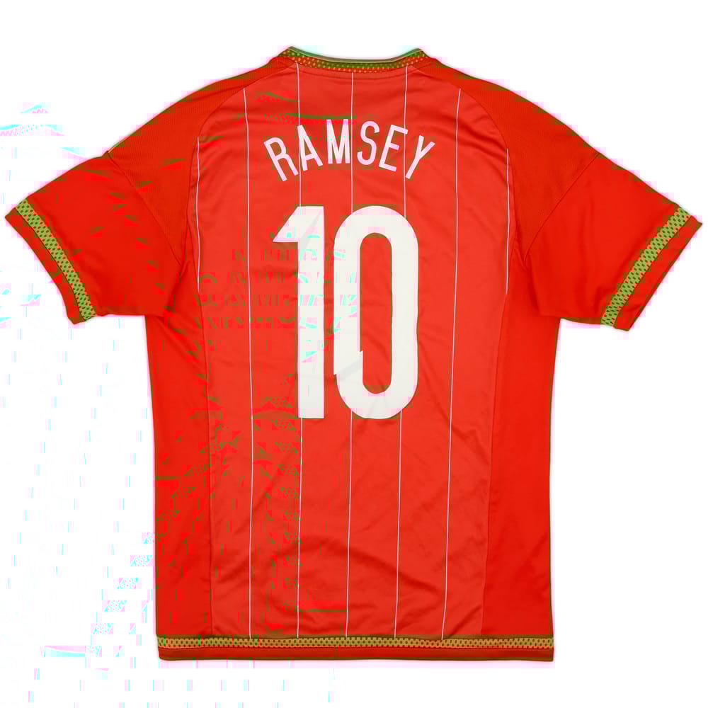 2015-16 Wales Home Shirt Ramsey #10 - 8/10 - (S)