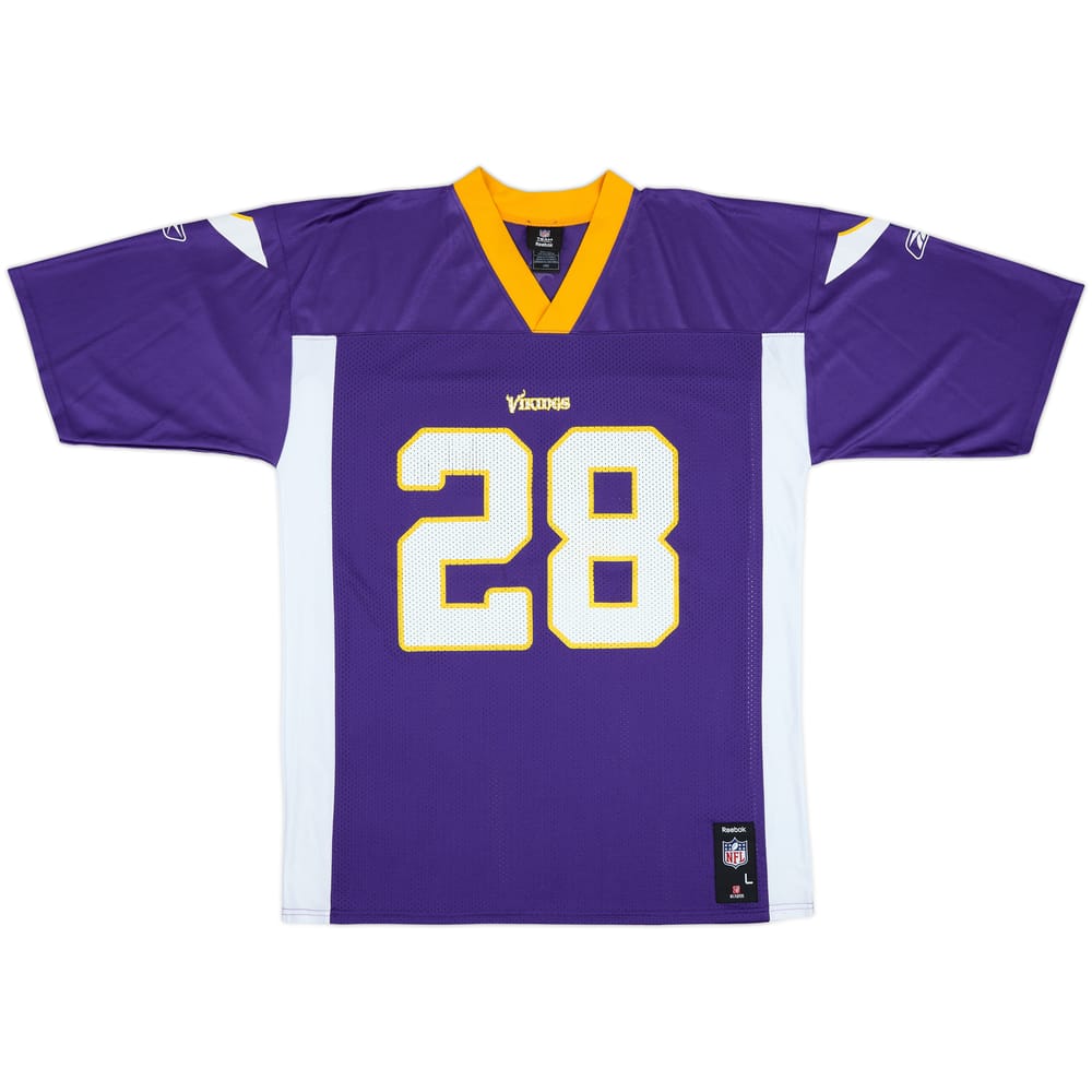 2008-11 Minnesota Vikings Peterson #28 Reebok Replica Home Jersey - 8/10 - (L)