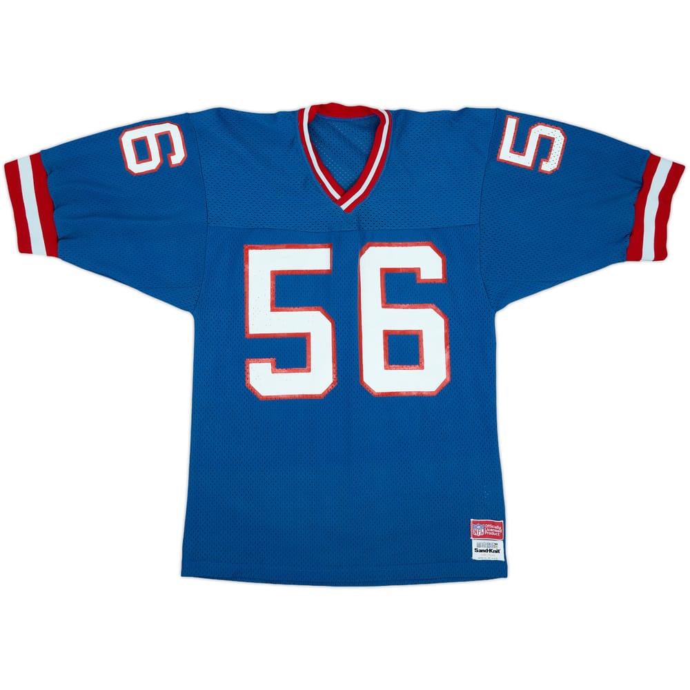 1981-83 New York Giants Taylor #56 Medalist Sand-Knit Home Jersey - 8/10 - (M)