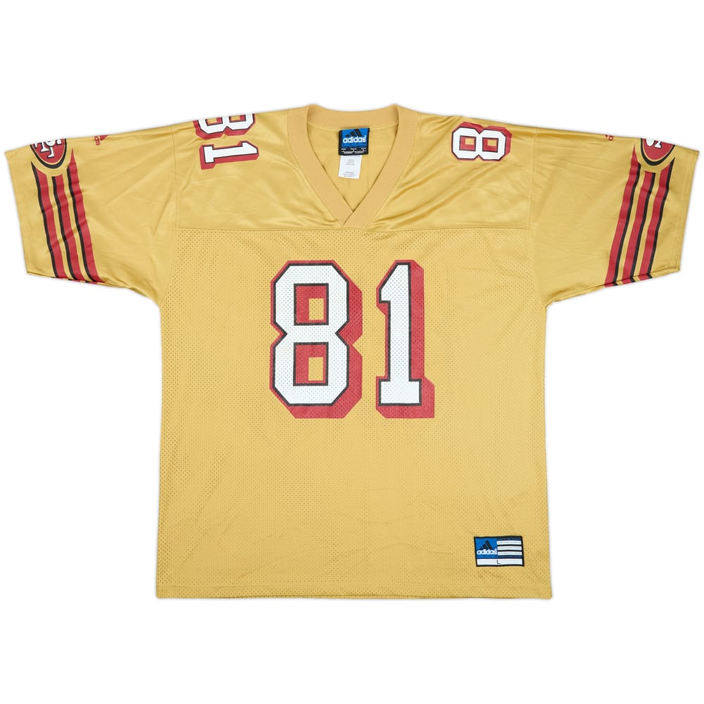 1999-00 San Francisco 49ers Owens #81 adidas Alternate Jersey - 8/10 - (L)