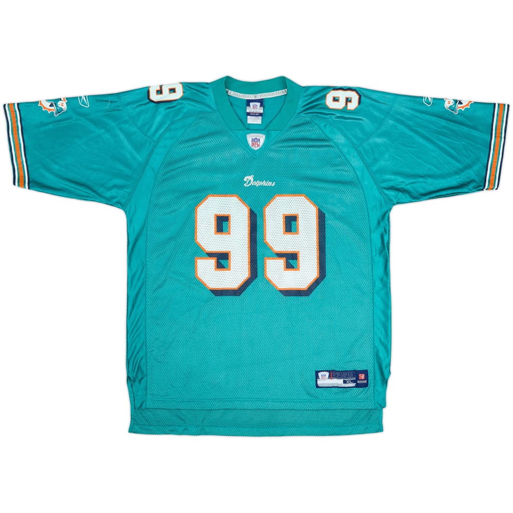2007 Miami Dolphins Taylor #99 Reebok On Field Home Jersey - 7/10 - (XL)