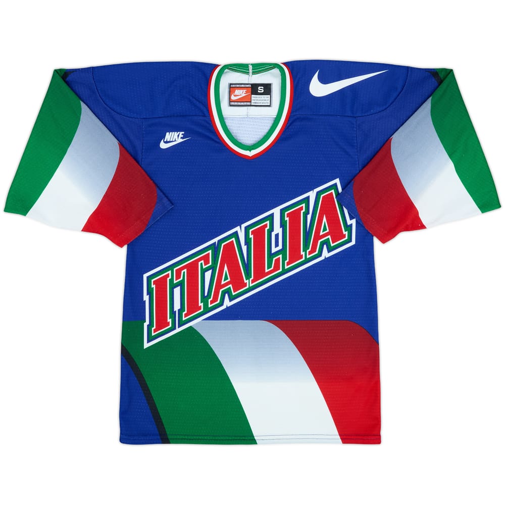 1996 Italy National Hockey Team Nike Home Jersey - 9/10 - (S)