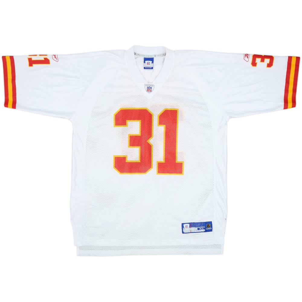 2005-06 Kansas City Chiefs Holmes #31 Reebok On Field Away Jersey - 8/10 - (XL)