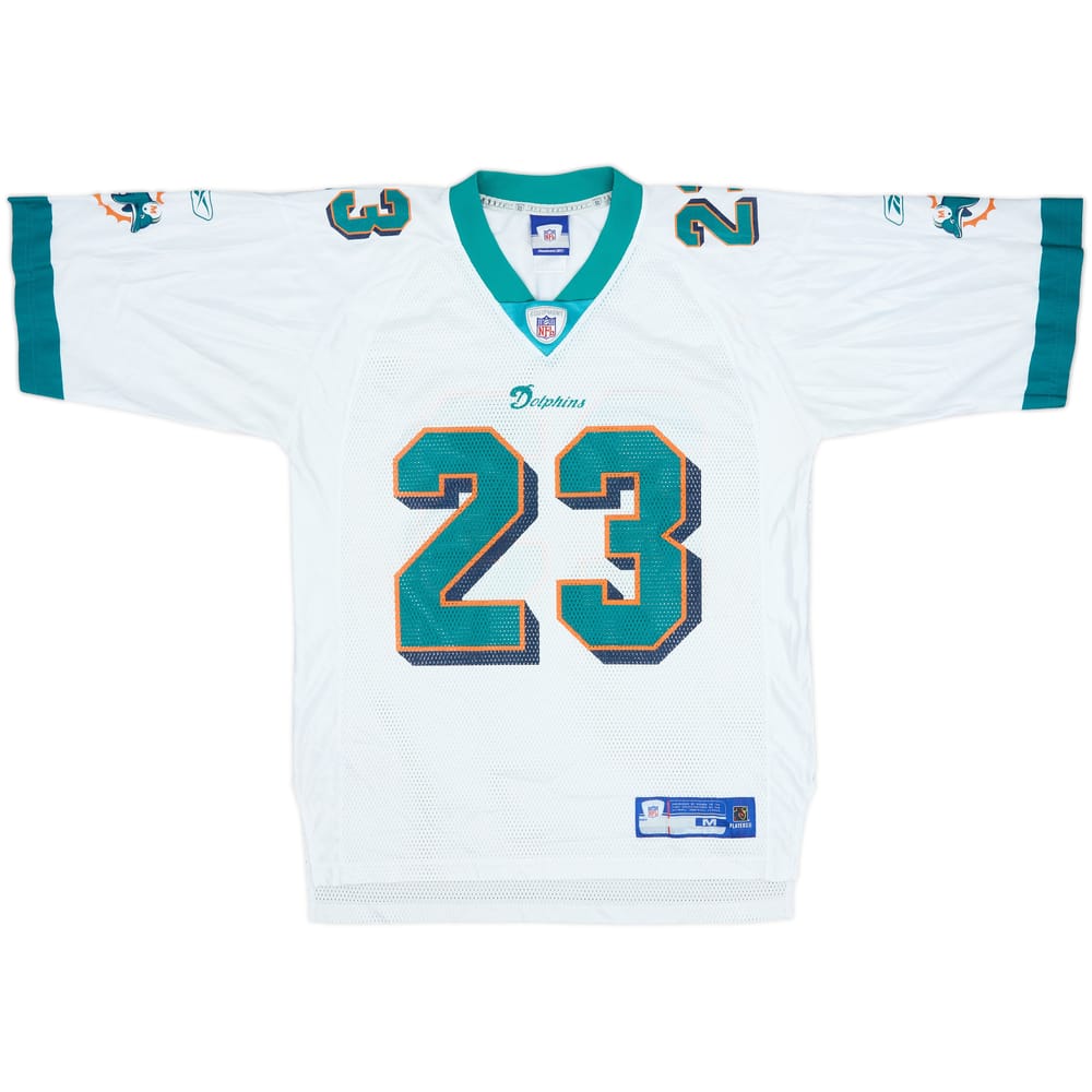 2005-06 Miami Dolphins Brown #23 Reebok On Field Away Jersey - 7/10 - (M)