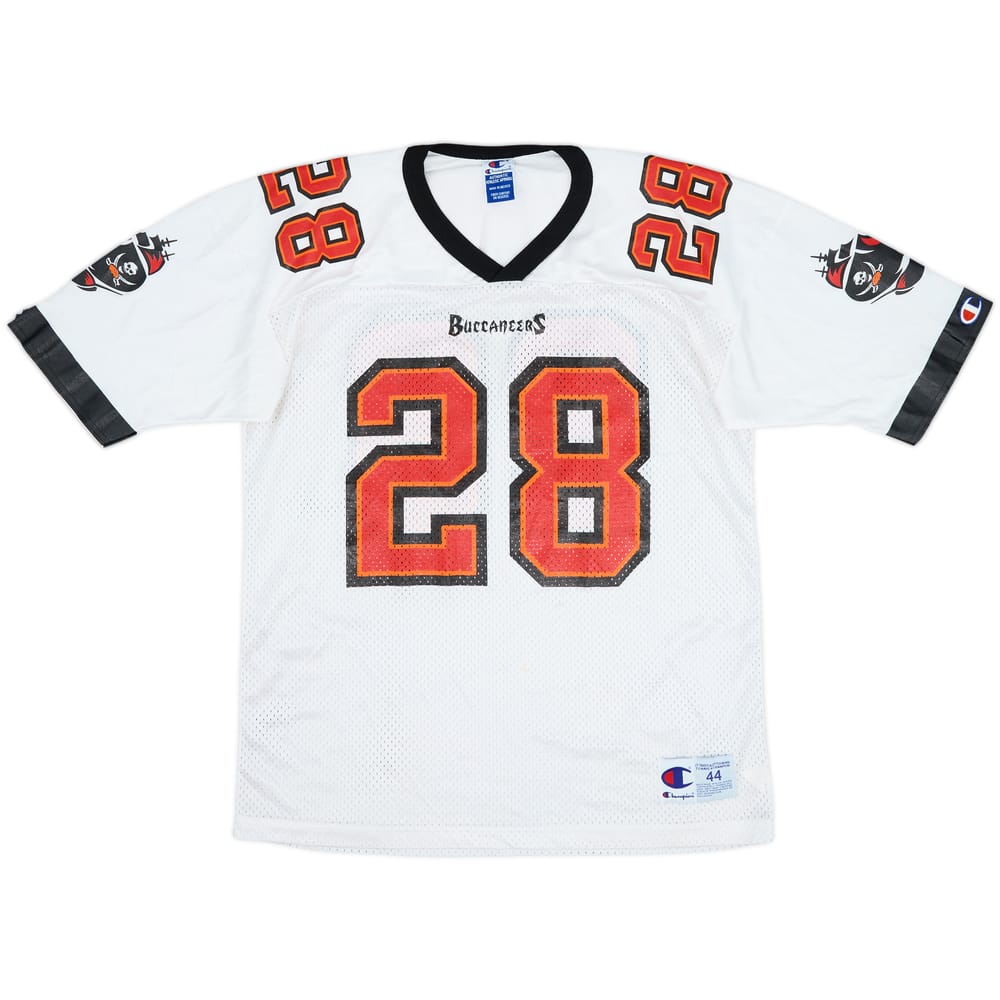1997-00 Tampa Bay Buccaneers Dunn #28 Champion Away Jersey - 8/10 - (L)