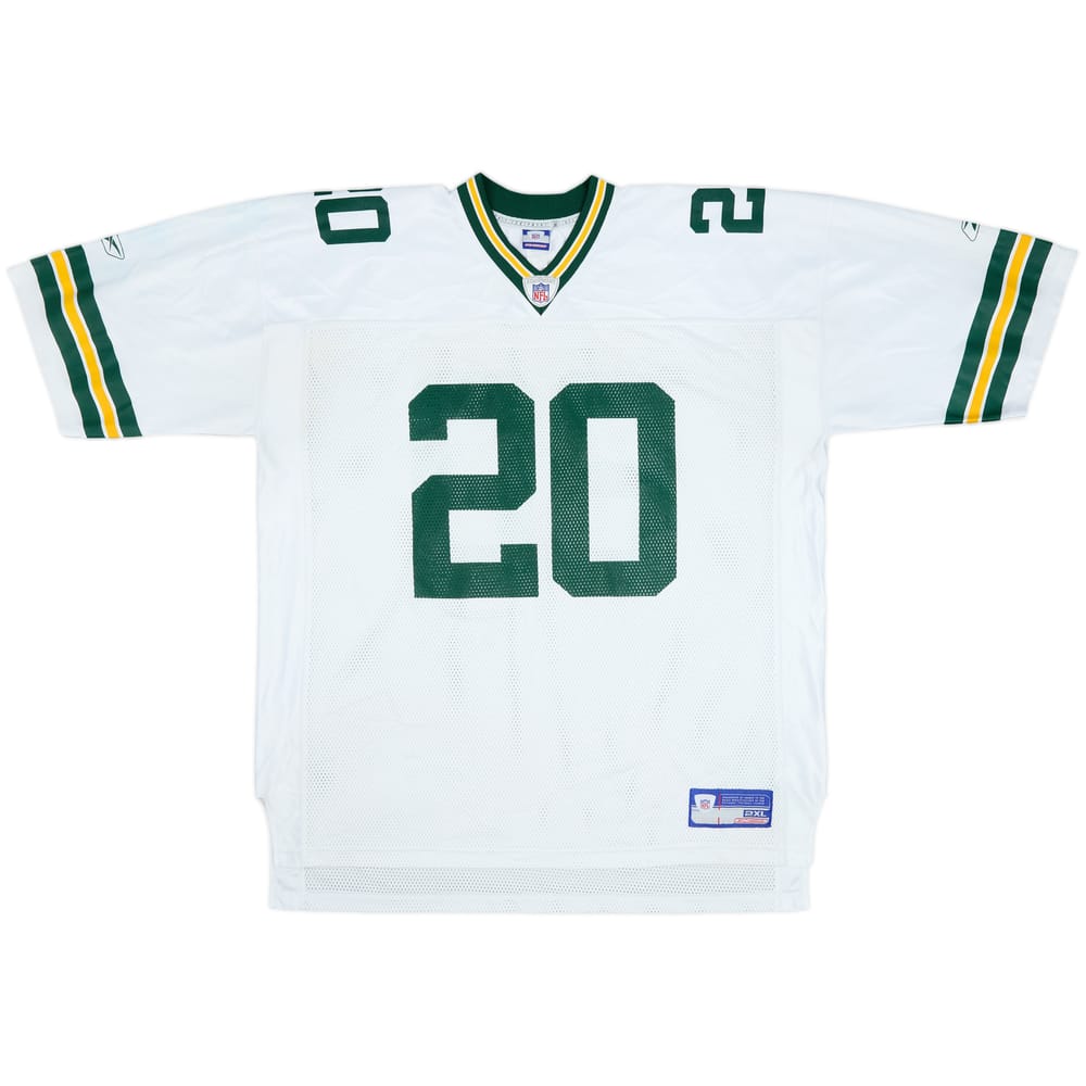 2002-03 Green Bay Packers Anderson #20 Reebok On Field Away Jersey - 9/10 - (XXL)