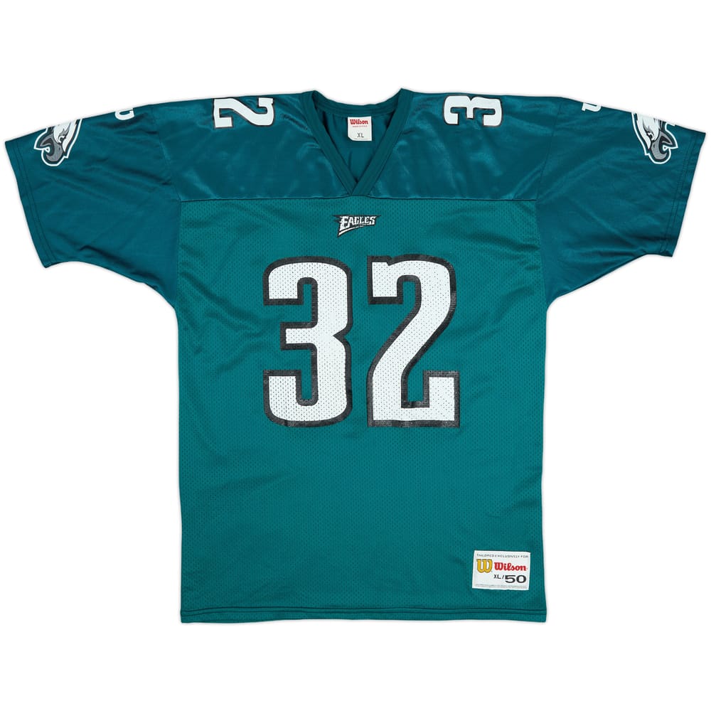 1996-97 Philadelphia Eagles Watters #32 Wilson Home Jersey - 8/10 - (XL)