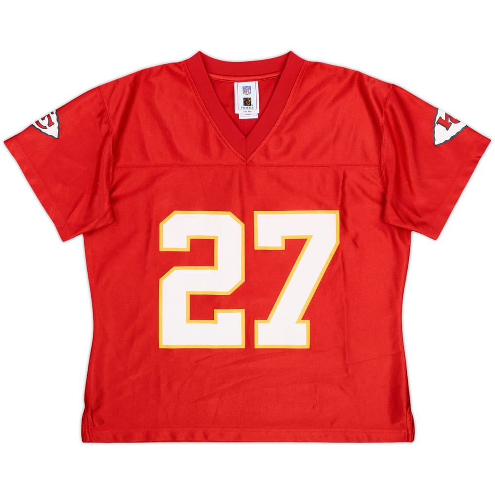 2005-06 Kansas City Chiefs L.Johnson #27 NFL Replica Home Jersey Womens - 6/10 - (M)