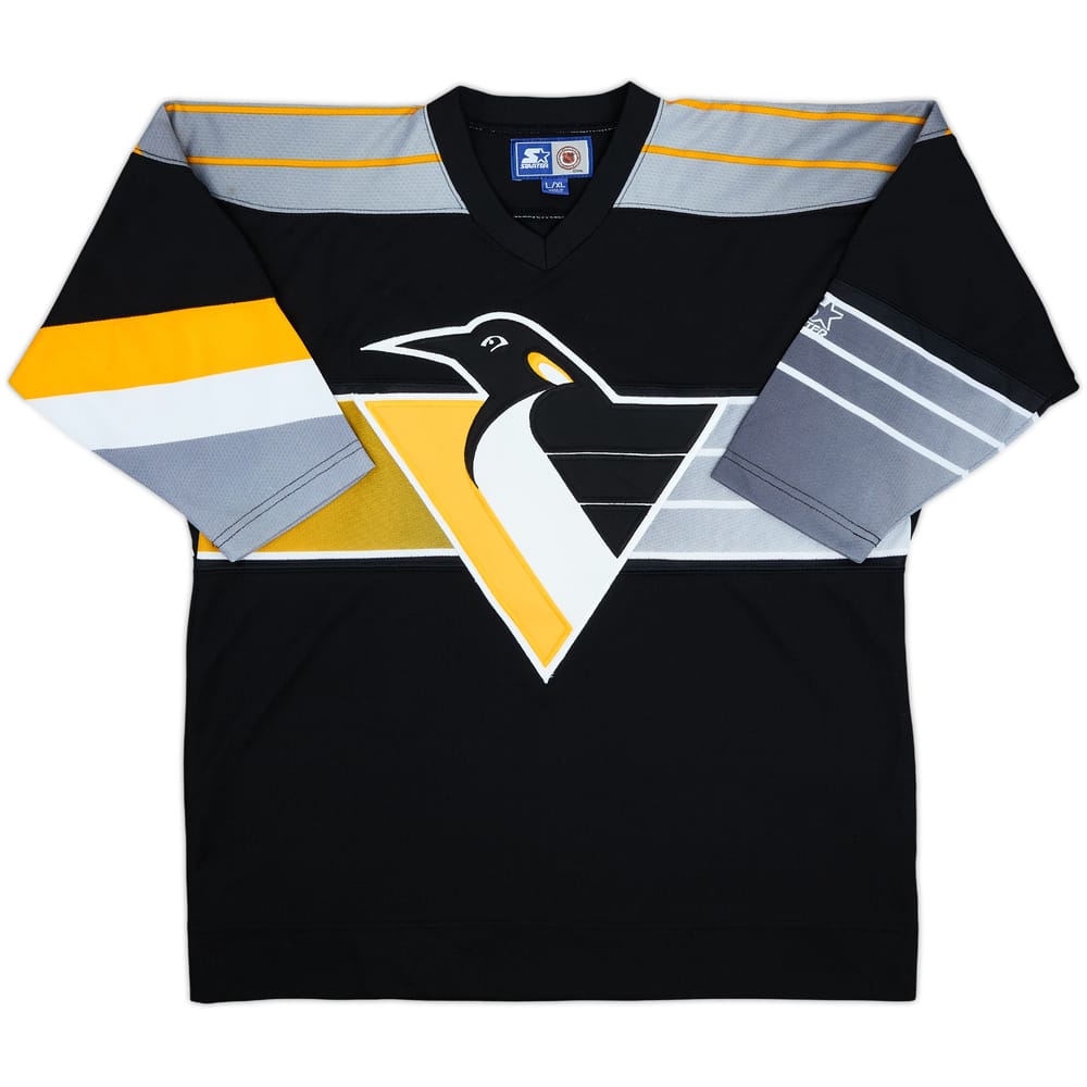 1997-99 Pittsburgh Penguins Starter Away Jersey - 9/10 - (L/XL.Boys)